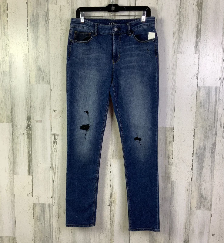 Modern Tailoring Jeans Skinny By White House Black Market In Blue Denim, Size: 12