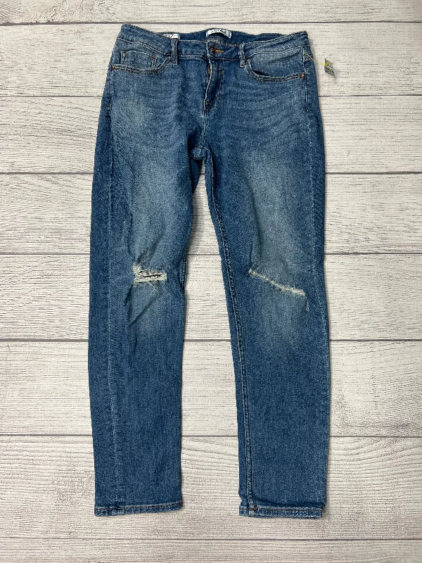 Simple Style Jeans Straight By Vigoss In Blue, Size: 10